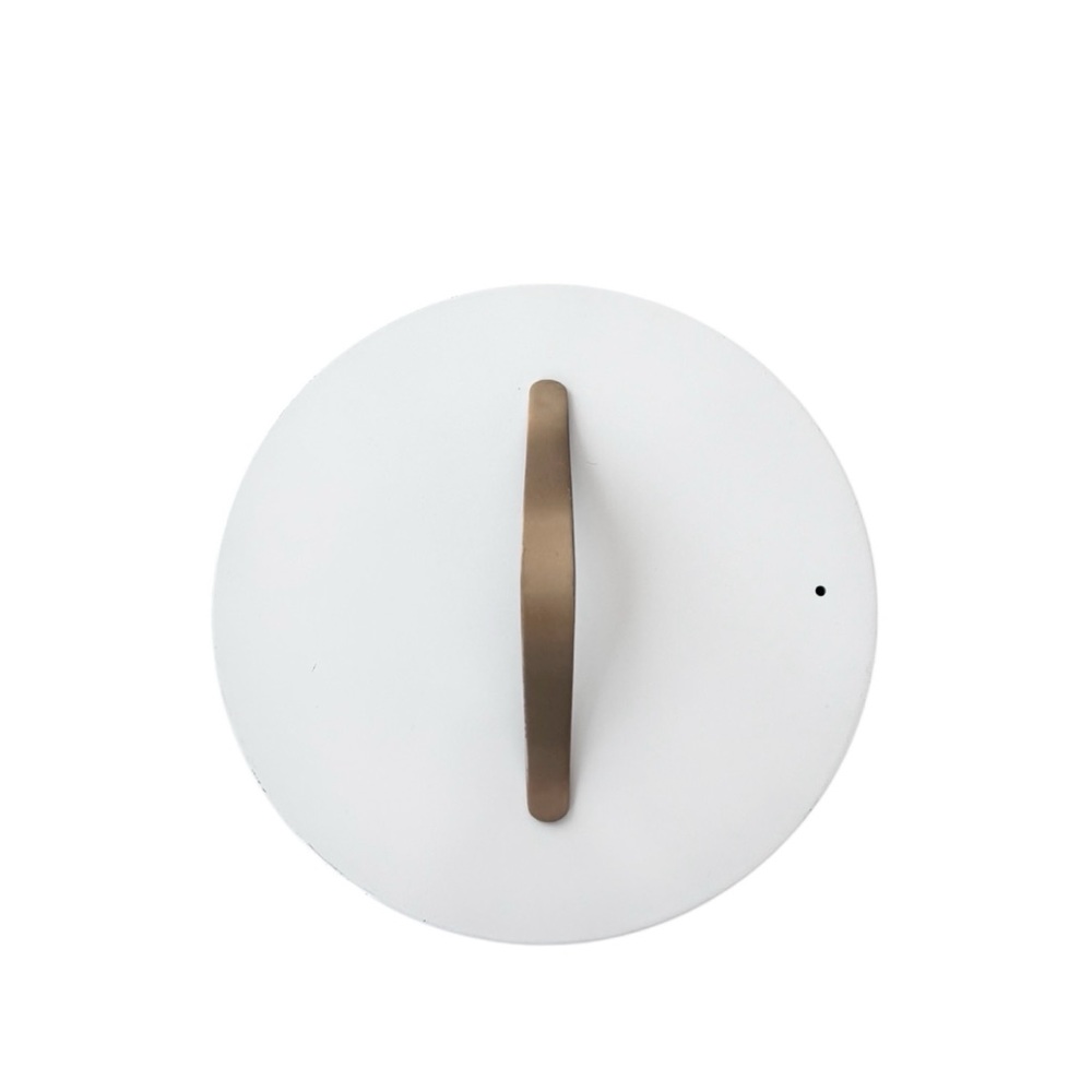Caraway White & Gold Replacement Lid 9.75”‎